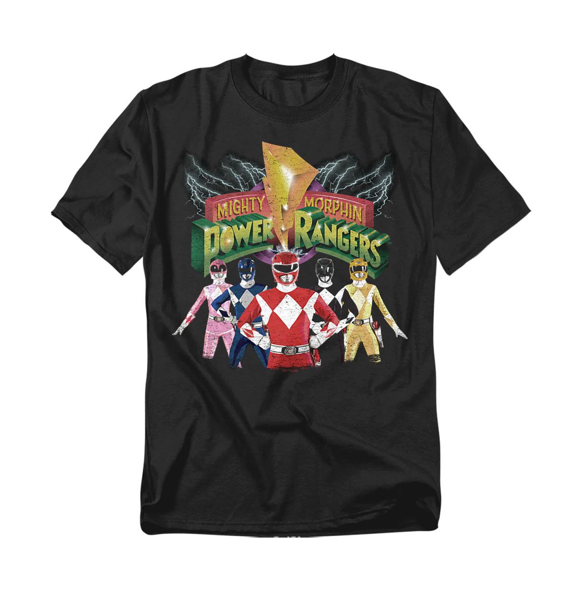 Power Rangers Men's Rangers Unite T-Shirt - Black