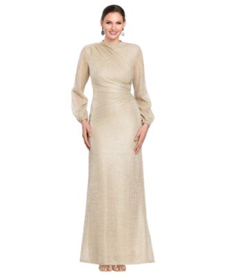 Women's Long Sleeve Ball Gown