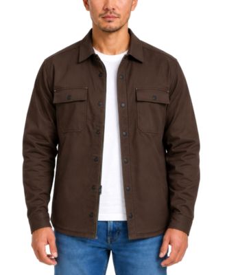 Men's Rover Water-Resistant Flannel-Lined Shirt Jacket