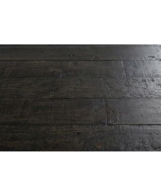 Solid Pine Farmhouse Writing Desk with Drawer and USB Charging