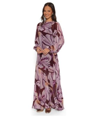 Women's Keani Long-Sleeve Maxi Dress