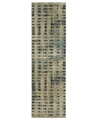 Reed RE07B 2'3x7'6 Runner Area Rug