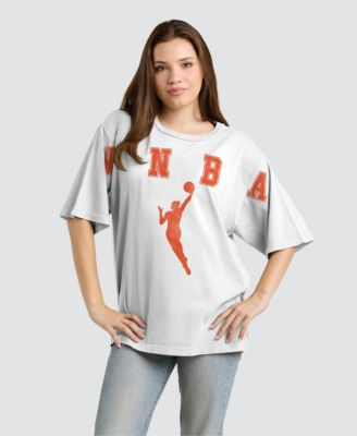 Women's White WNBA Gear Spirit Relaxed Jersey T-Shirt
