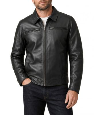Men's Blouson Genuine Leather Jacket