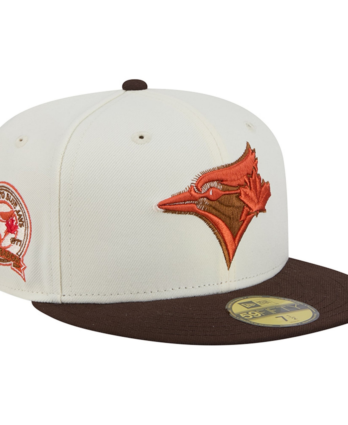 New Era Men's Natural/Brown Toronto Blue Jays Pumpkin Spice 59FIFTY Fitted Hat