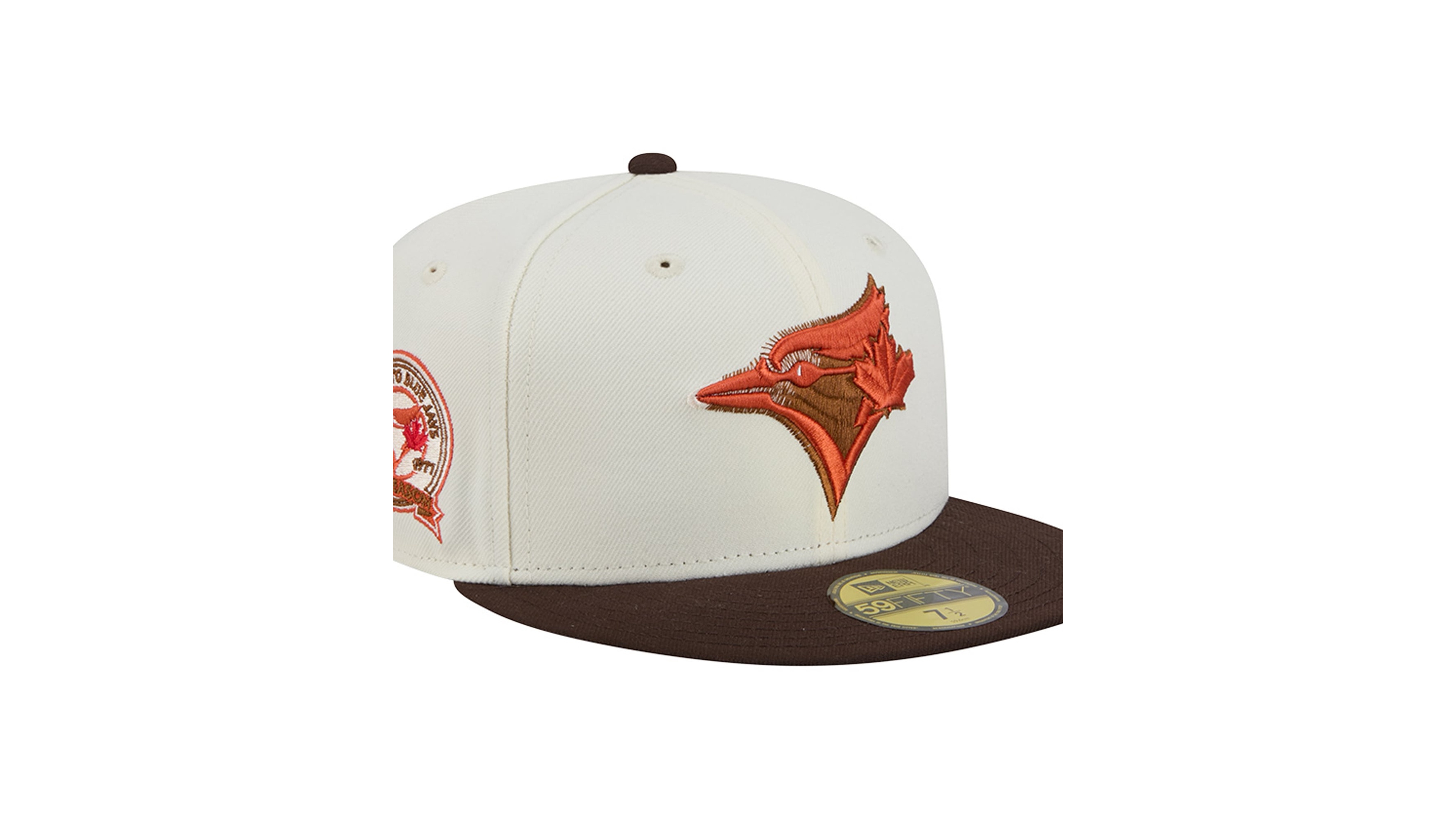 New Era Men's Natural/Brown Toronto Blue Jays Pumpkin Spice 59FIFTY Fitted Hat
