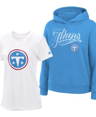 Women's Navy/Light Blue Tennessee Titans Hoodie
