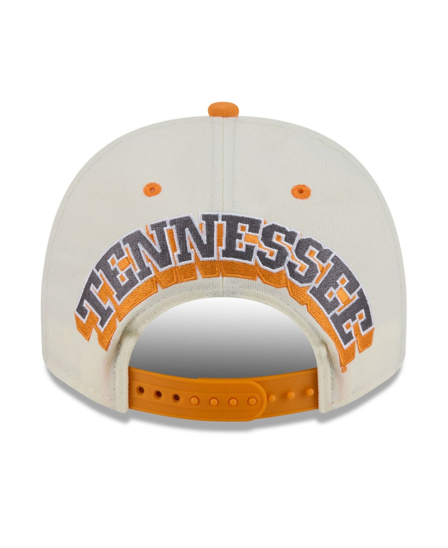 Кепка New Era White/Tennessee Orange Tennessee Volunteers 9FIFTY A-Frame Snapback Hat — фото 3