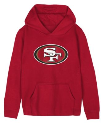 Preschool Scarlet San Francisco 49ers Primary Logo Fleece Hoodie