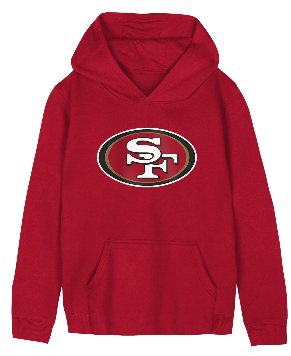 Outerstuff Preschool Scarlet San Francisco 49ers Primary Logo Fleece Hoodie