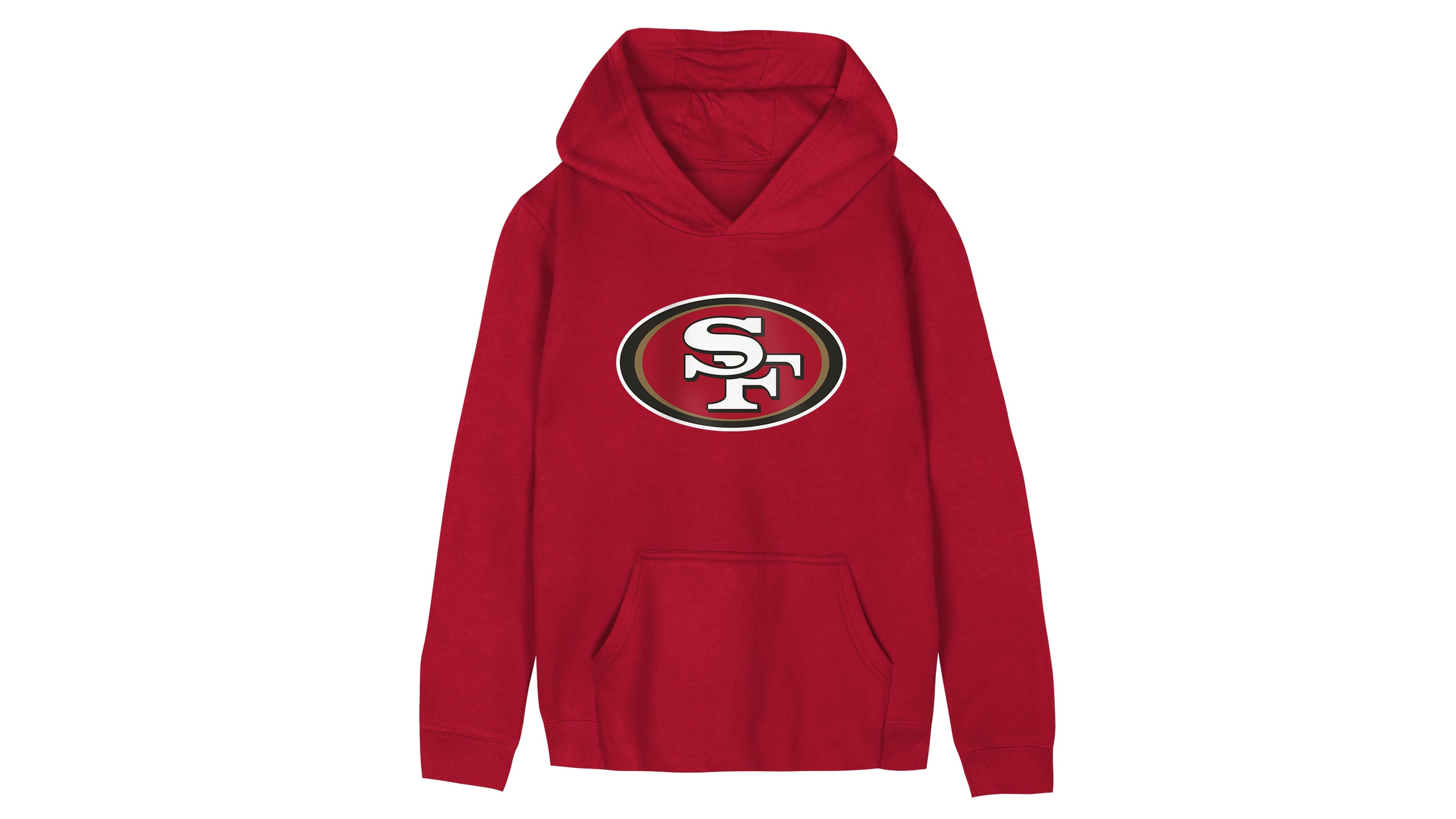 Outerstuff Preschool Scarlet San Francisco 49ers Primary Logo Fleece Hoodie