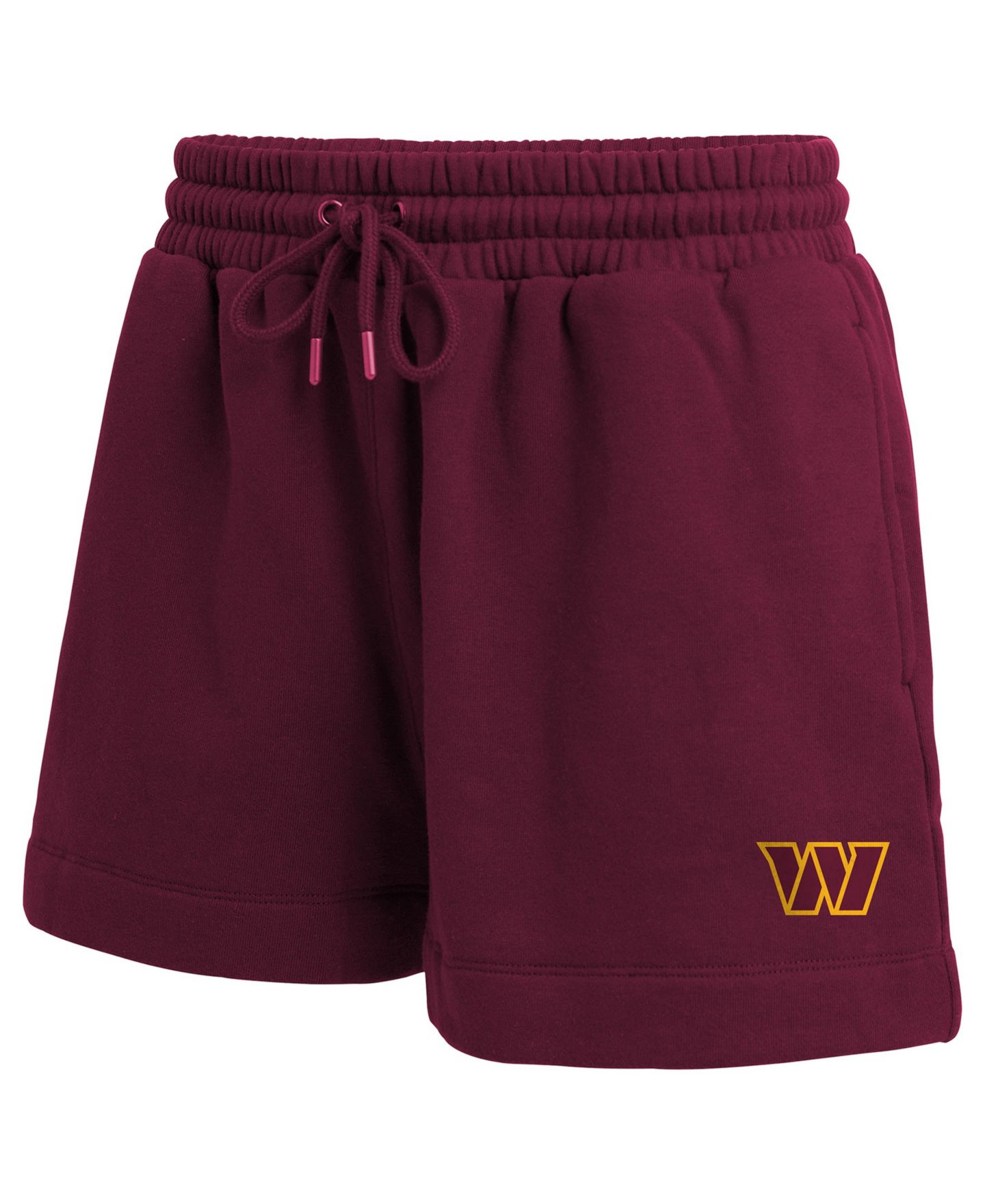 WEAR by Erin Andrews Women's Burgundy Washington Commanders Fleece V-Neck Lounge Set — фото 2