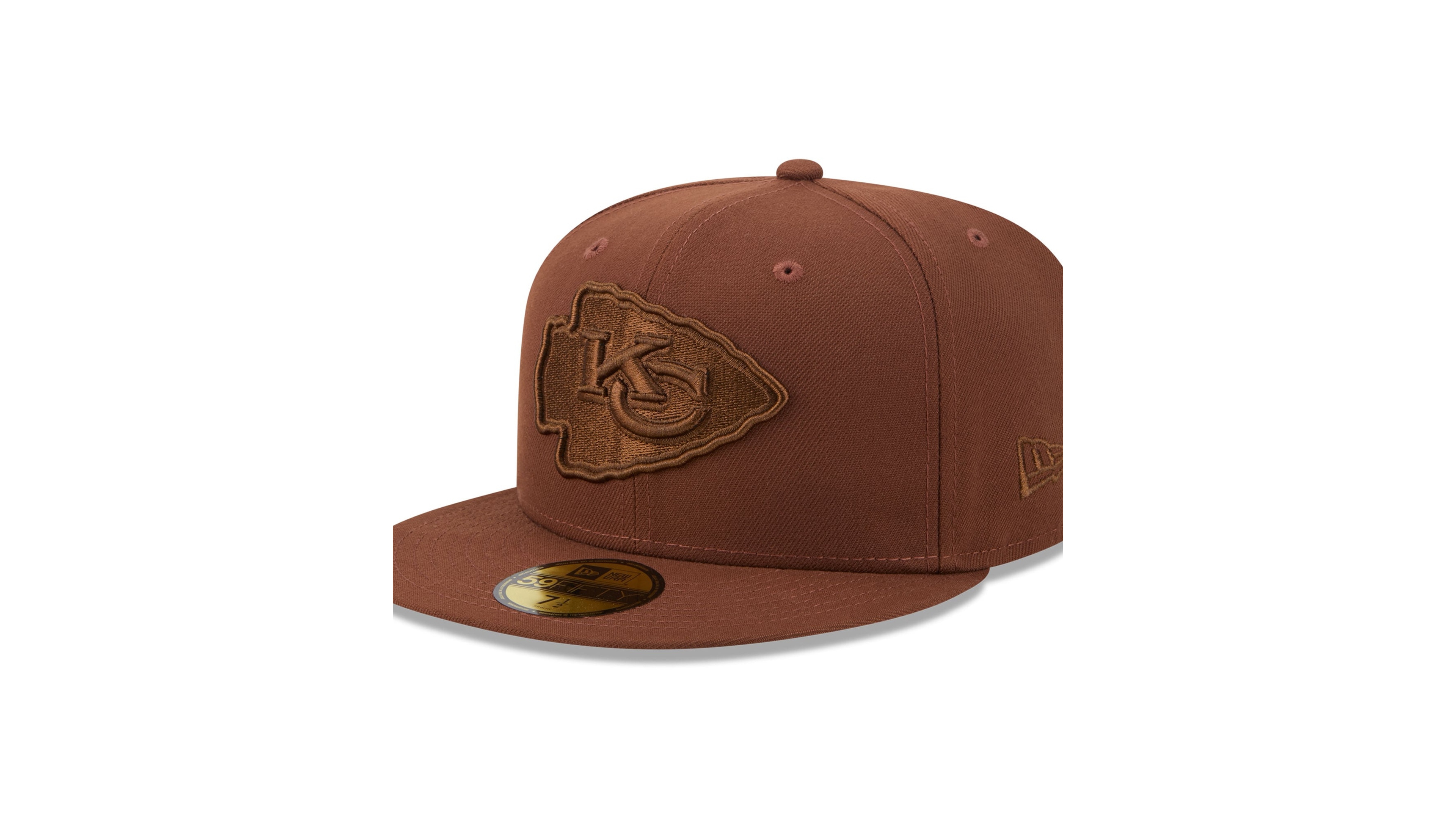 New Era Men's Brown Kansas City Chiefs Color Pack 59FIFTY Fitted Hat