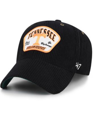 Men's and Women's  Black Tennessee Volunteers Accordia Corduroy MVP Adjustable Hat