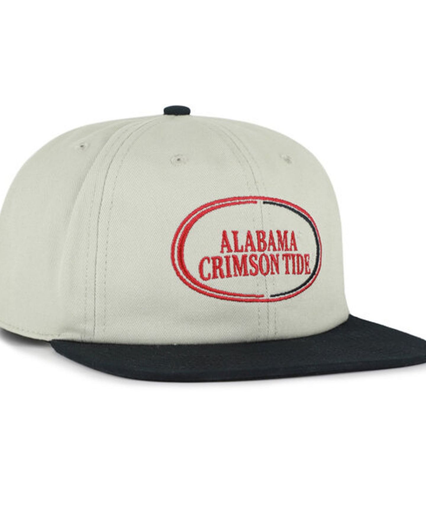 Кепка '47 Brand Gray/Black Alabama Crimson Tide Ovalcrest Captain Snapback Hat — фото 3