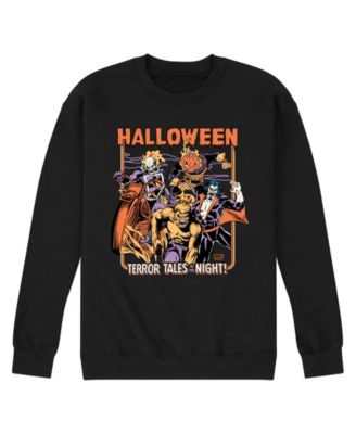 Men's Terror Tales In The Night Long Sleeve Graphic Halloween Sweatshirt