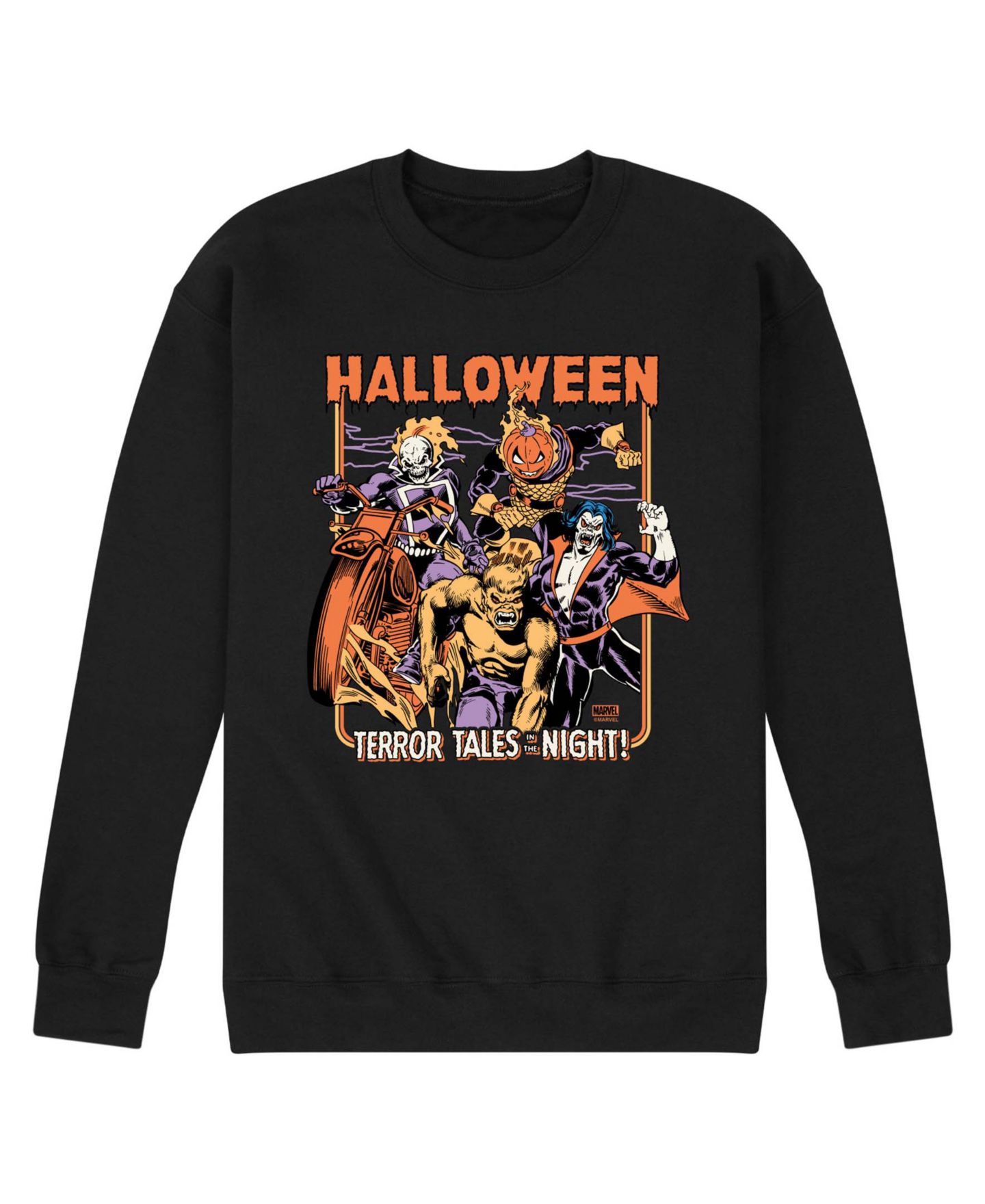 Мужская толстовка AIRWAVES Terror Tales In The Night Graphic Halloween, цвет: Чёрный — фото 1