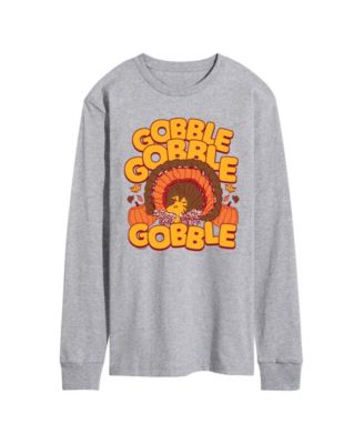 Men's Woodstock Long-Sleeve Graphic Crewneck T-Shirt