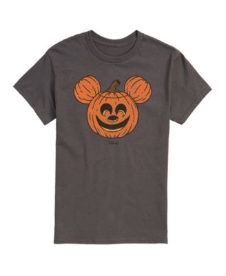 Men's Mickey Mouse Pumpkin Graphic Short Sleeve Crewneck T-Shirt