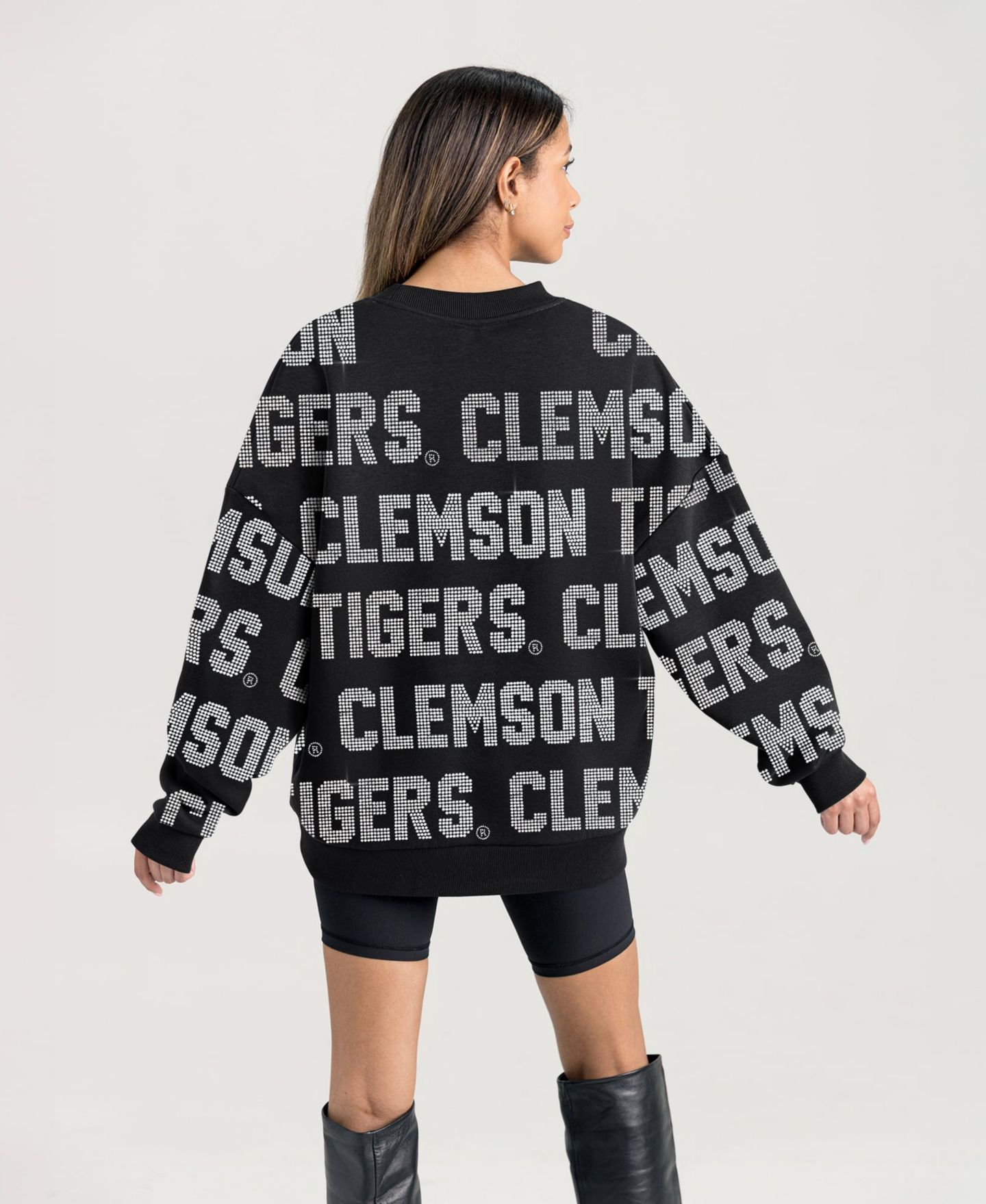 Женская толстовка Gameday Couture Black Clemson Tigers Hype Era — фото 5
