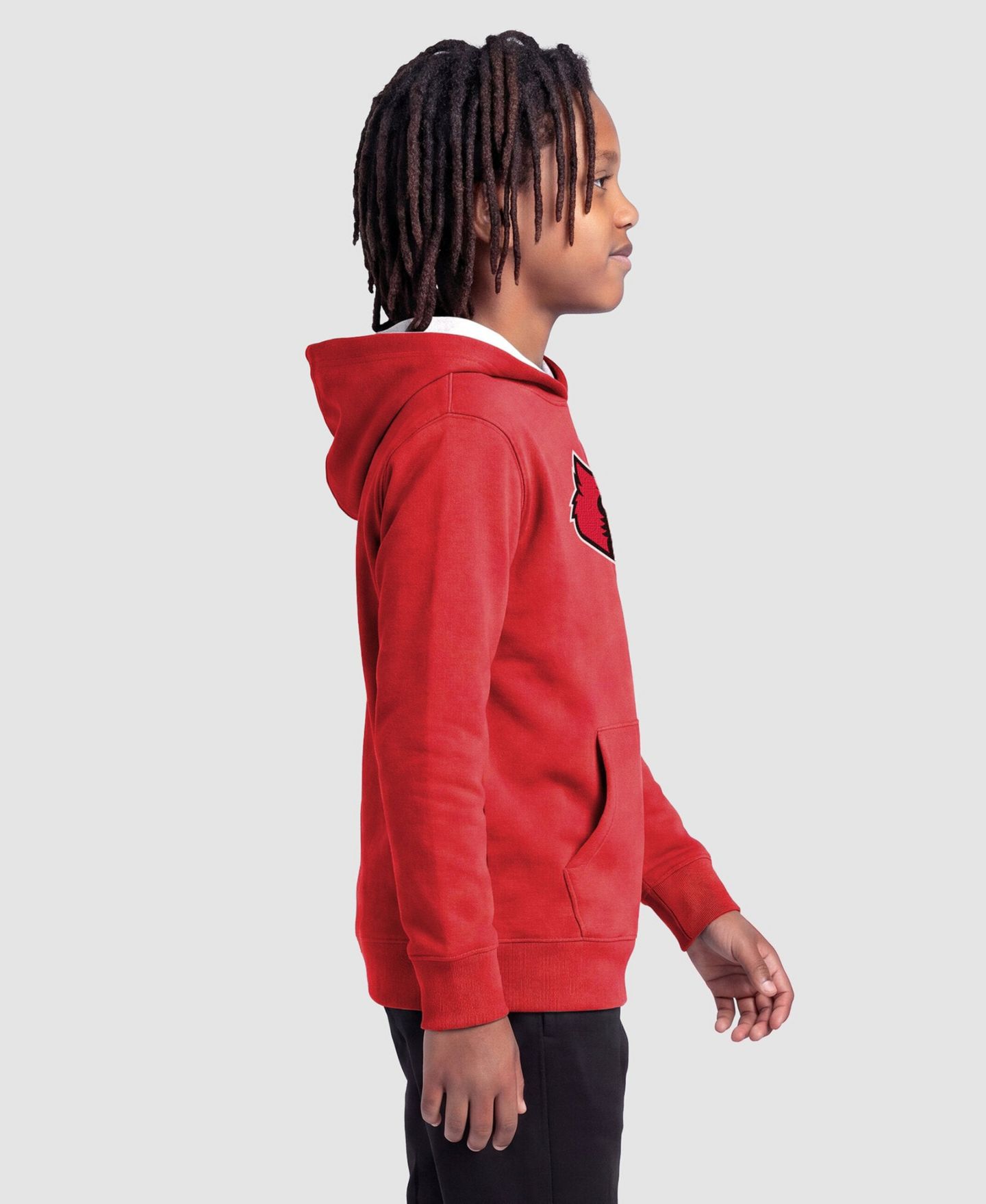 Детское худи Champion Red Louisville Cardinals Fleece — фото 4