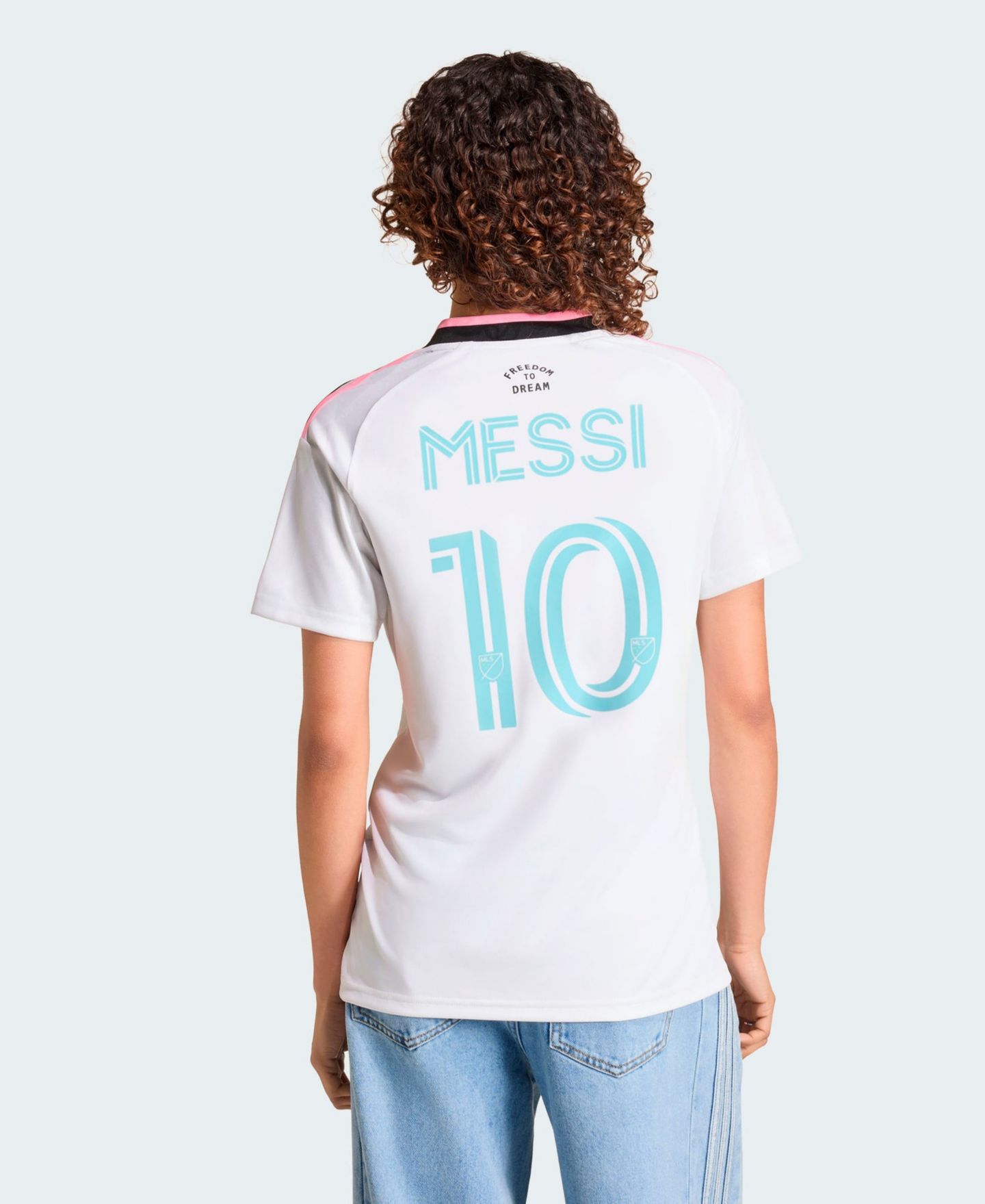 Женский топ adidas Lionel Messi White Inter Miami CF 2026 Third Replica Jersey — фото 7