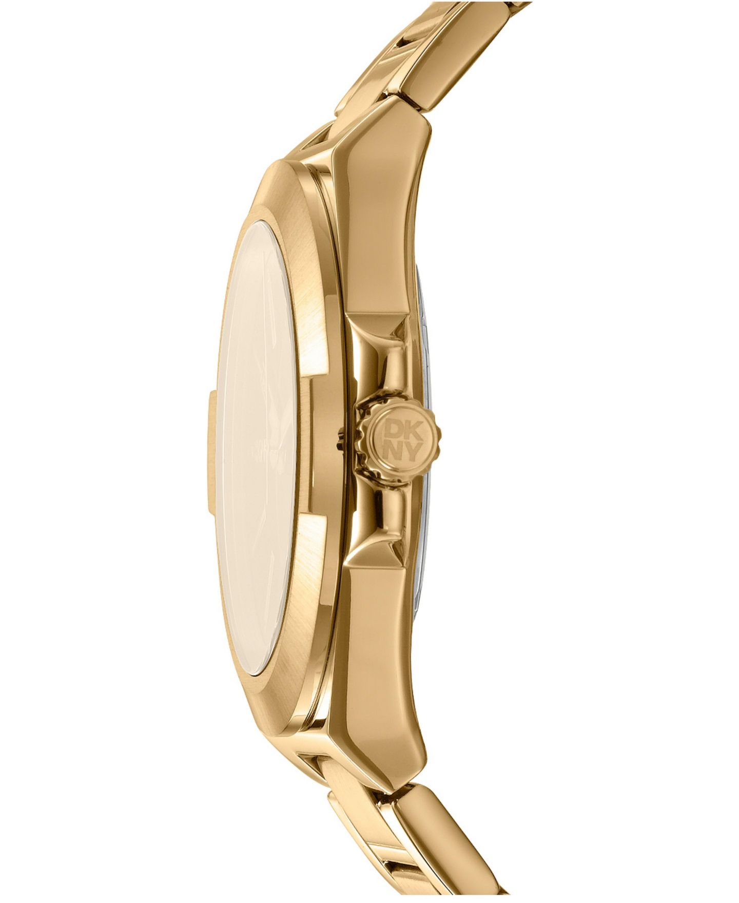 Мужские часы DKNY Quartz Stainless Steel Bracelet Watch, цвет: Золотой — фото 3