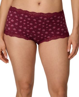 Women's Everyday Pretty Lace Mid-Rise Boyshort Panty DMPLBS