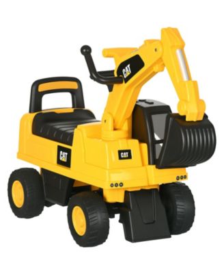 Licensed CAT Kids Ride-On Excavator with Working Shovel, 55-lb Capacity, Ages 18-36 Months