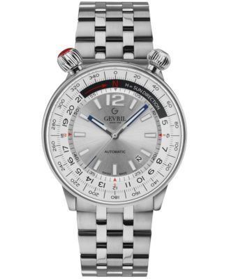 Men's Wallabout Swiss Automatic Stainless Steel Bracelet Watch, 44mm
