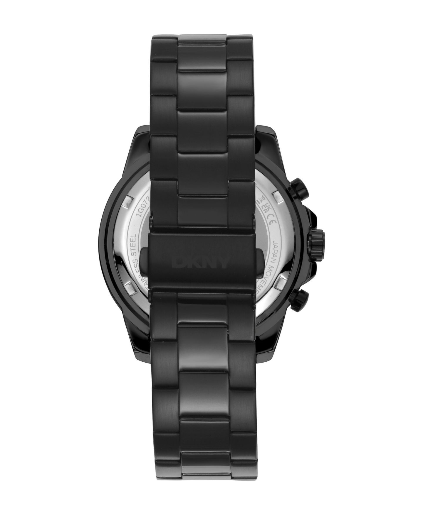 Мужские часы DKNY Quartz Stainless Steel Bracelet Watch, 42mm, цвет: Чёрный — фото 2