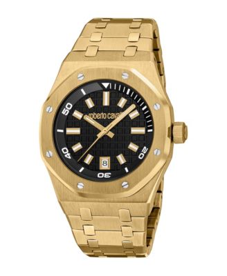 Men's Quartz Impero Gold Stainless Steel Bracelet Watch, 42mm