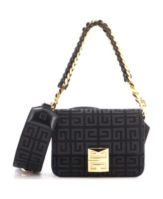 Small 4G Woven Chain Top Handle Bag 4G Canvas