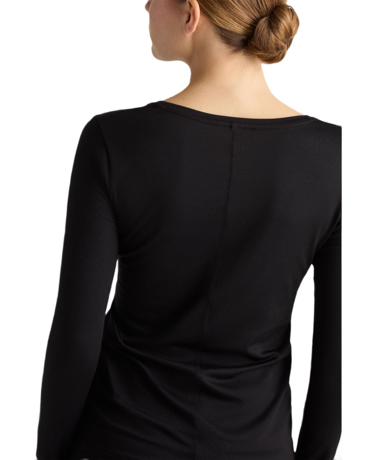 Женский топ Residus Celon Fitted Long-Sleeve, цвет: Чёрный — фото 5