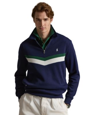 Men's Double-Knit Quarter-Zip Sweatshirt