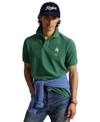 Men's Classic-Fit Polo Bear Mesh Polo Shirt