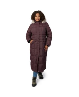 Plus Size Full Length Splendor Down Jacket