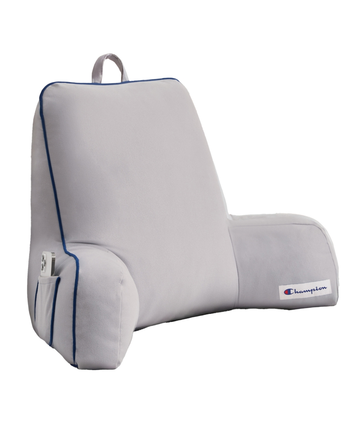 Champion Faux Wool Backrest Pillow, 29" x 24.5" - Gray