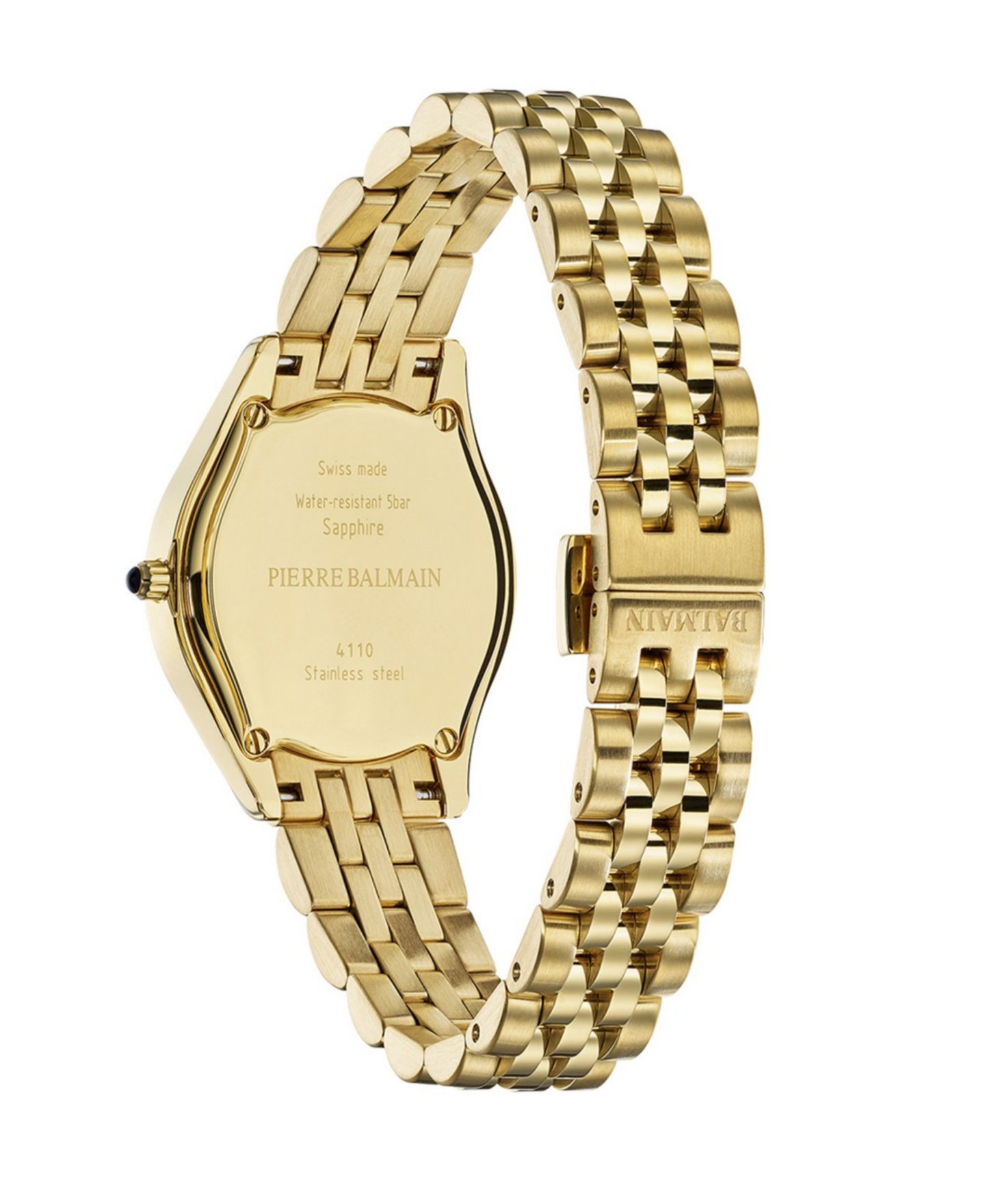 Женские часы Balmain Swiss Quartz Classic R Mini Gold-Tone Stainless Steel Bracelet Watch 30mm — фото 3