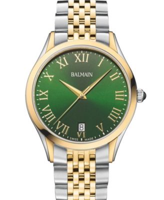 Men's Swiss Quartz Classic R Two-Tone Stainless Steel Bracelet Watch 41mm