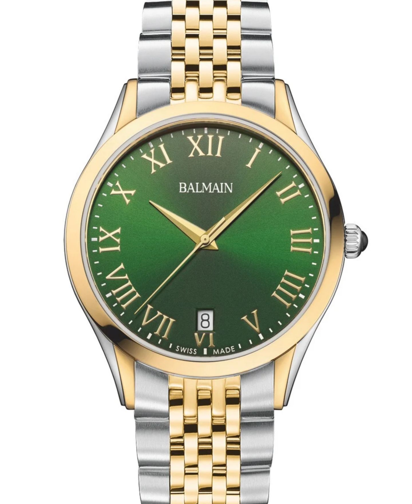 Мужские часы Balmain Swiss Quartz Classic R Two-Tone Stainless Steel Bracelet Watch 41mm — фото 1