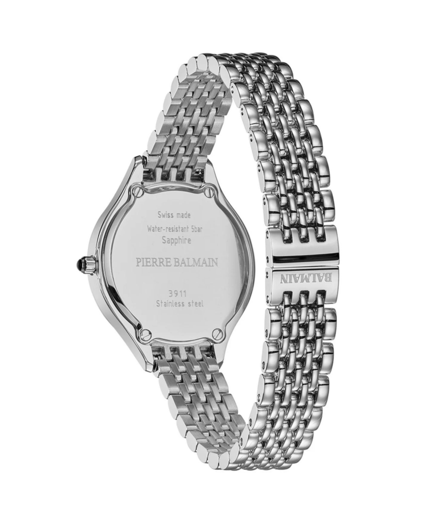 Женские часы Swiss Quartz Balmain Sapphire Crystal Silver Stainless Steel 29mm — фото 3