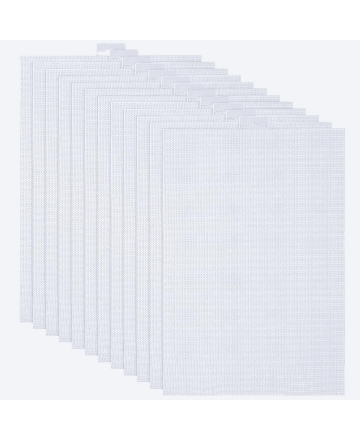Aeelike 14 Count Plastic Mesh Canvas Sheets For Cross Stitch Needlepoint Crafts