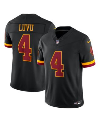 Men's Frankie Luvu Black Washington Commanders Alternate Vapor F.U.S.E. Stitched Limited Jersey