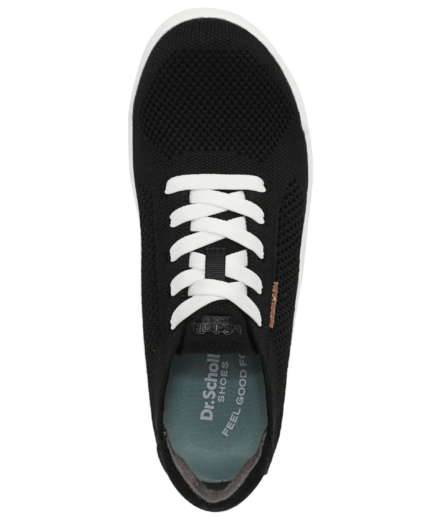 Женские кроссовки Dr. Scholl's Be Bright Knit Lace-Up, цвет: Чёрный вязаный — фото 4
