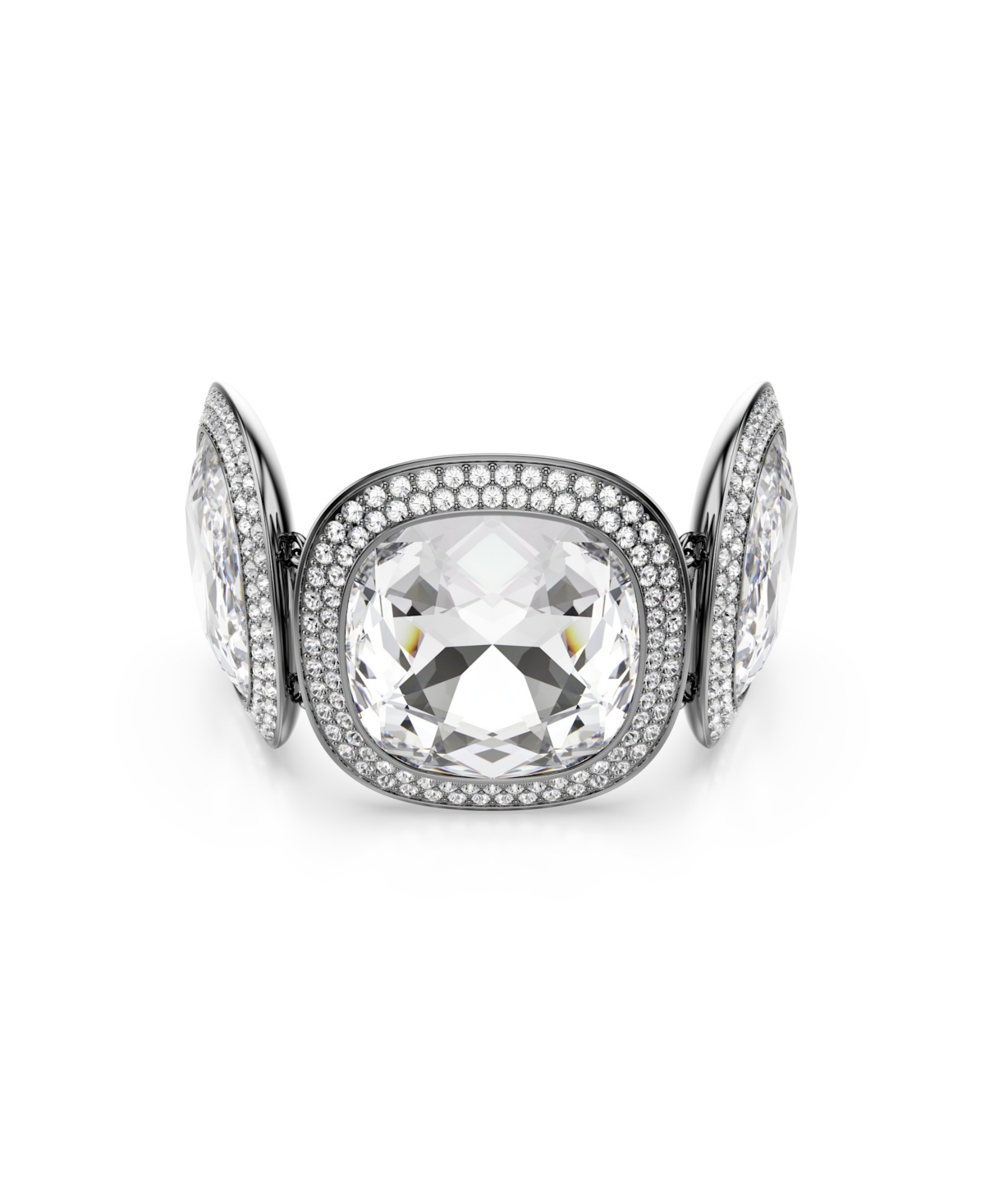 Swarovski Multi-Stone Cushion-Cut Una Angelic Adjustable Bracelet - Black