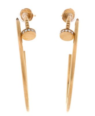 Juste Un Clou Diamond Hoop Earrings (0.17 ct. t.w.) in 18k Yellow Gold