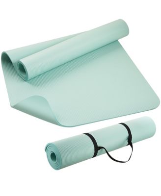 Extra Thick Nbr Yoga Mat Non Slip Large Fitness Mat For Pilates Stretching Meditation