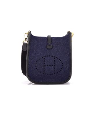Pre-Owned HERMES TPM Evelyne Bag Gen III Felt