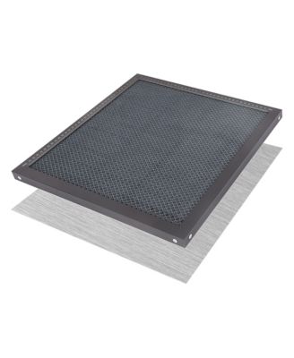 Laser Honeycomb Working Table 15.7"x15.7"x0.87" Honeycomb Laser Bed for Smooth Edge Cutting, 50050022mm
